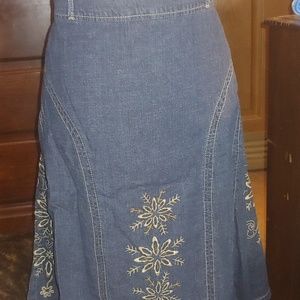 Jean skirt